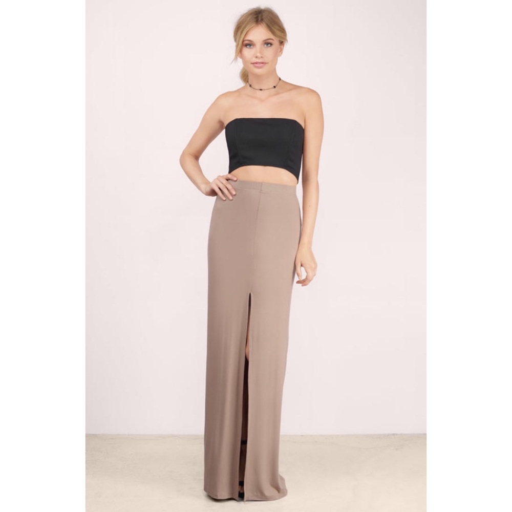 “Still love you” Slit Maxi Skirt